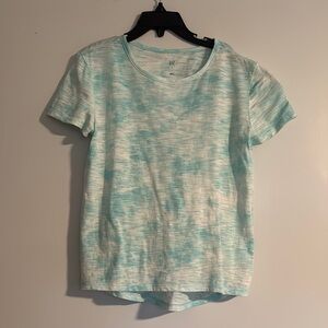 GAP Kids Aqua Tie-Dye Short Sleeve Tee